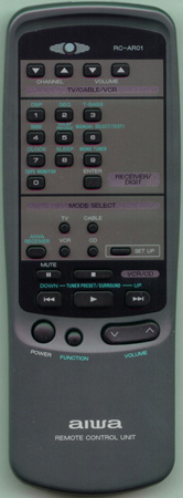 Aiwa Ar Rc Ar Genuine Oem Original Remote