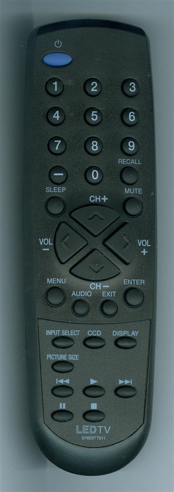 SANSUI 076E0TT011 Genuine OEM Original Remote