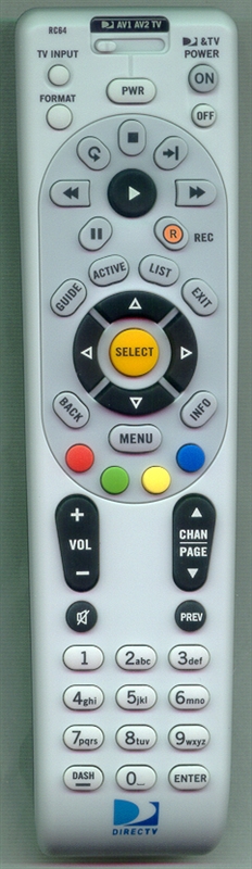 DIRECTV RC64 Genuine OEM Original Remote