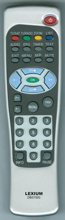 LEXIUM DBS7000 Genuine OEM Original Remote