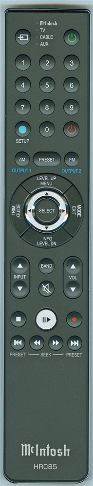 2024 McIntosh remote control HR038