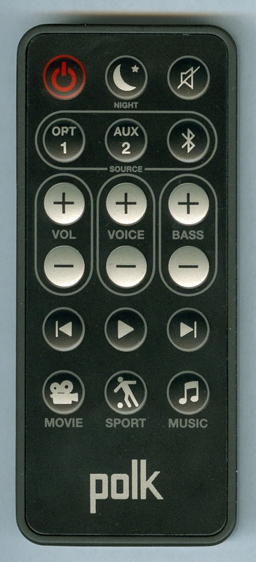 polk soundbar remote