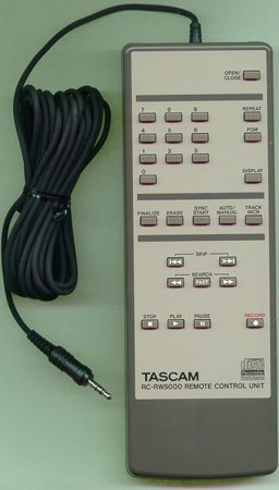 TASCAM E00505800A RCRW5000 Genuine OEM Original Remote